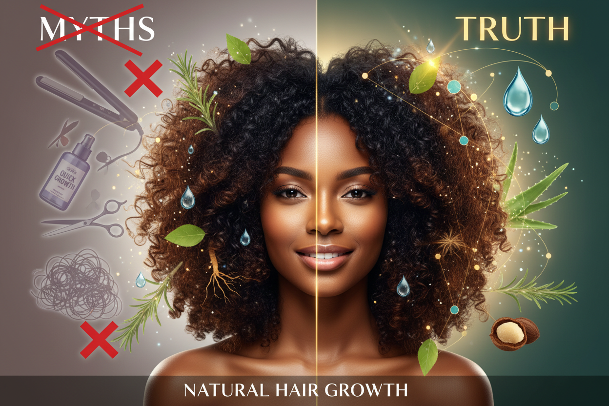 Hair Growth Myths vs. Truth: What Really Helps Natural Hair Thrive