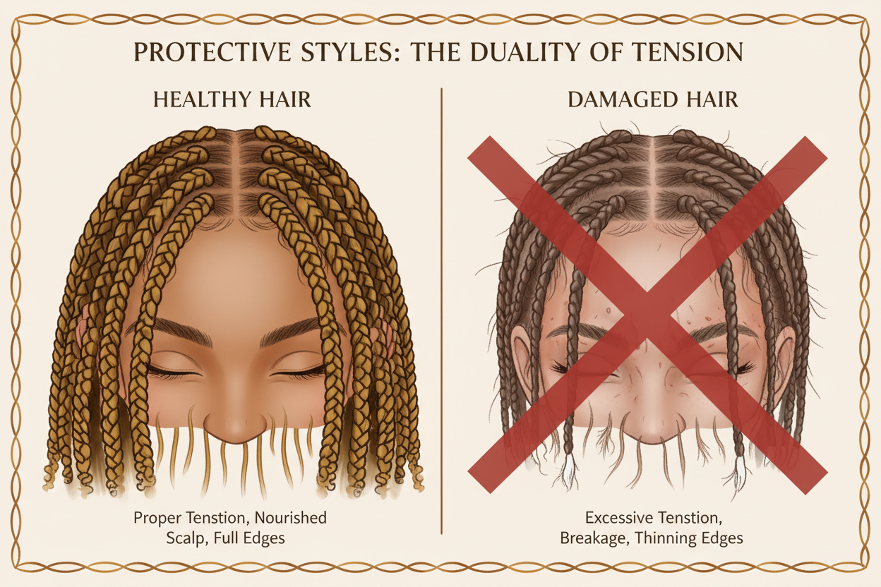 The Truth About “Protective Styles” That Are Actually Breaking Your Hair