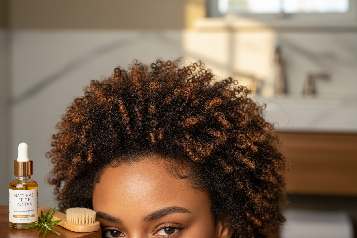 How Black Women Can Restore Thinning Edges Naturally