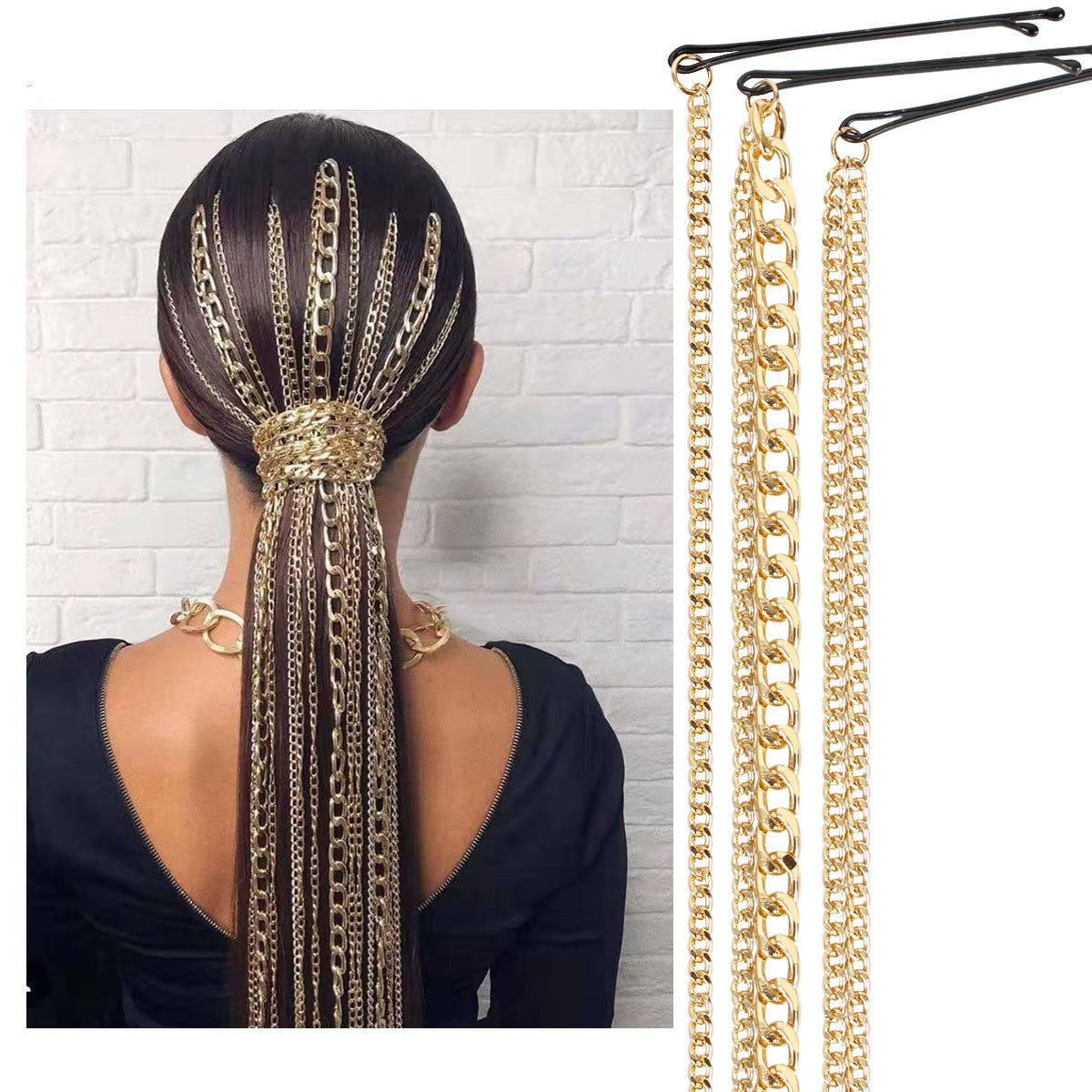 Women's Hair Chain Wave Fashion Headdress - Hair Accessories