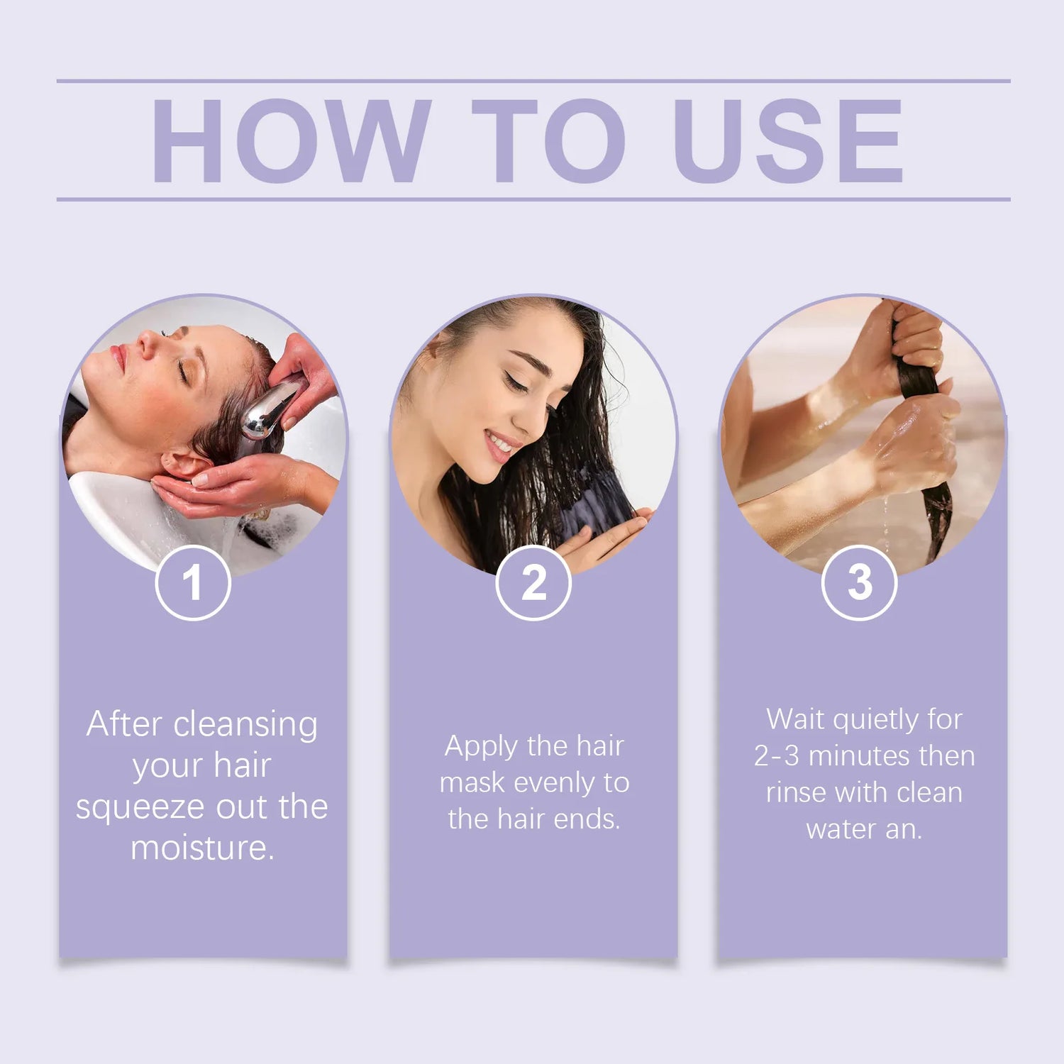 HOEGOA Nourishing Care Hair Mask, Gentle Moisturizing Nourishing Plump Dry and Soft Hair Nutrition Hair Mask