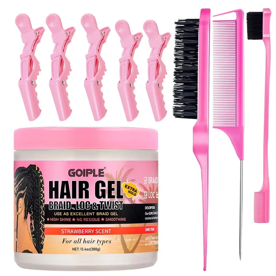 Cornrows & Braids Styling Gel - Strong Hold Anti-Frizz 380g