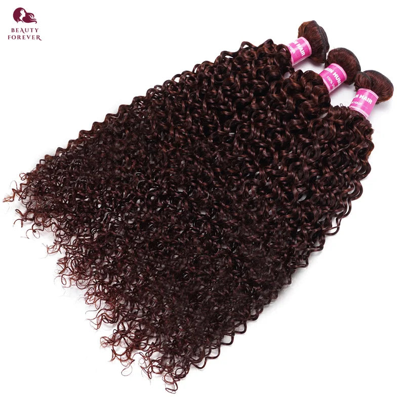 Beauty Forever Grade 12A Curly Human Hair Bundles 