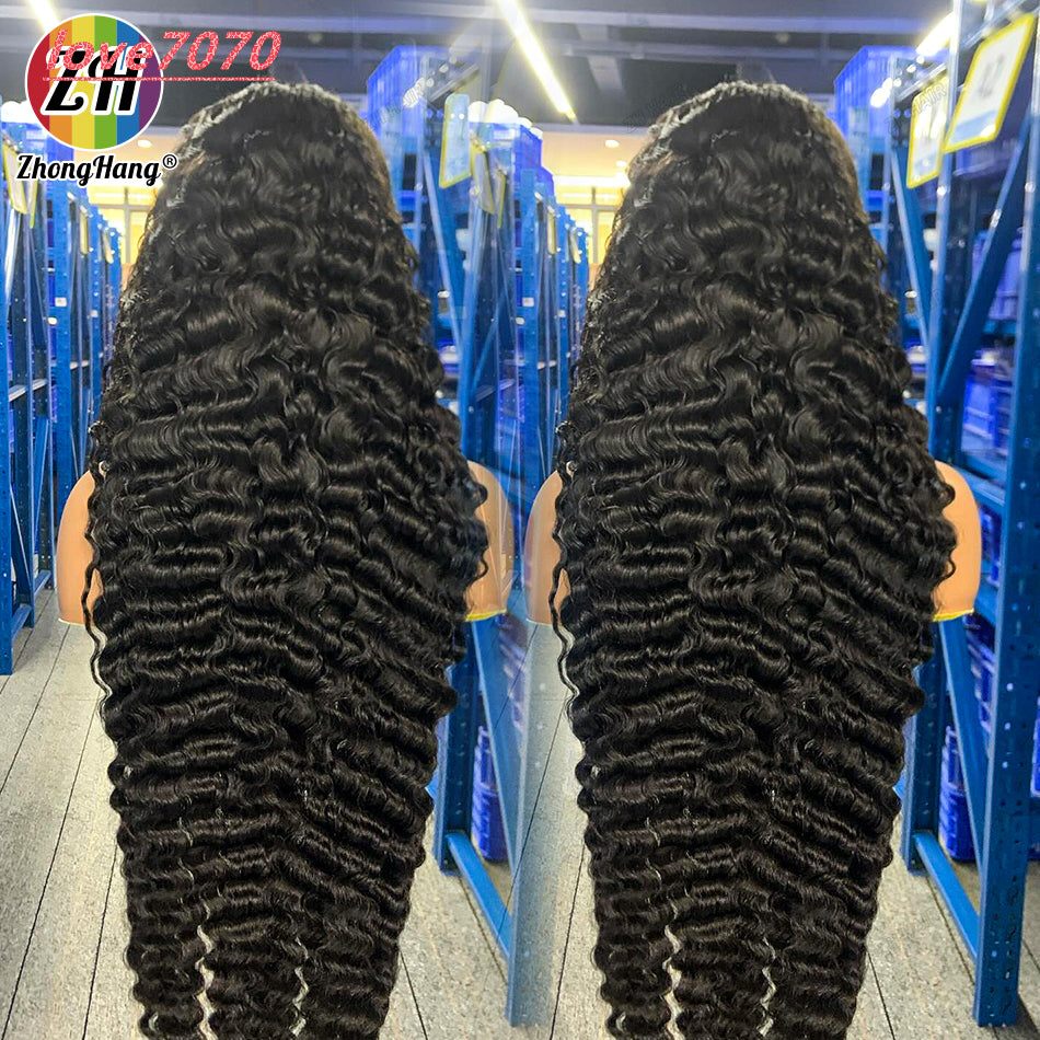 Raw Burmese Curly Wig - 30 Inch - Full HD Lace Frontal - 12A Grade Raw Virgin Human Hair