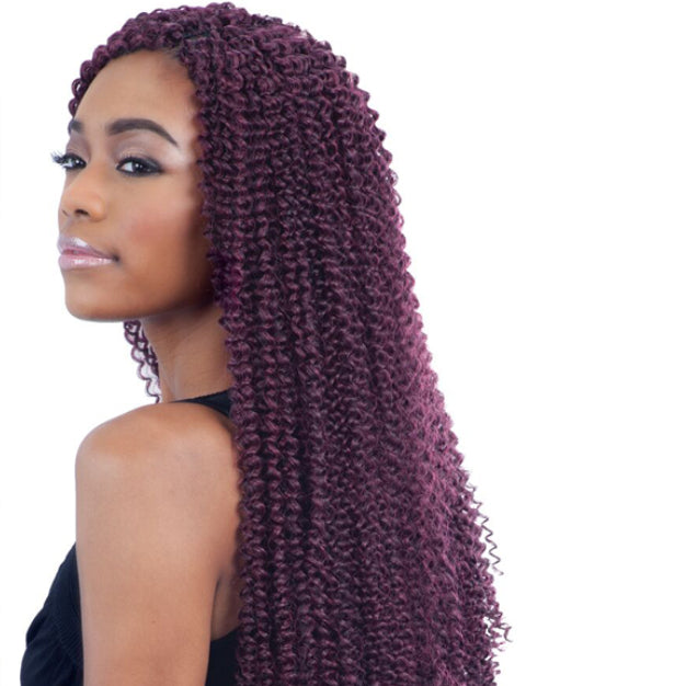 Long Curly Braided Wig - Black Synthetic Braid Wig